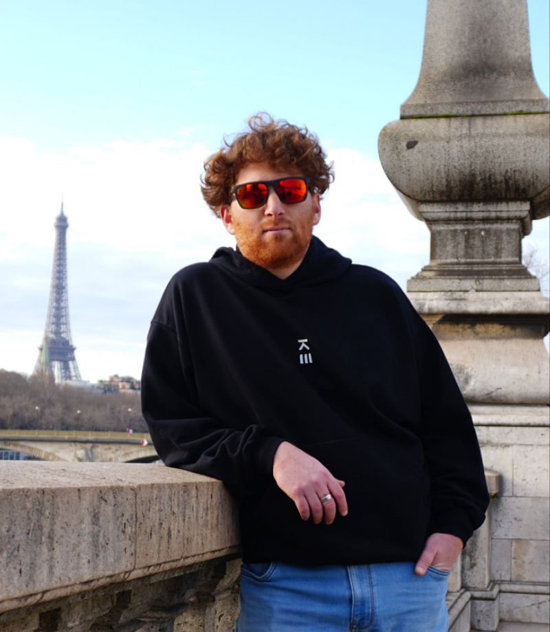 La Nuit Noire - Sweat à capuche Noir