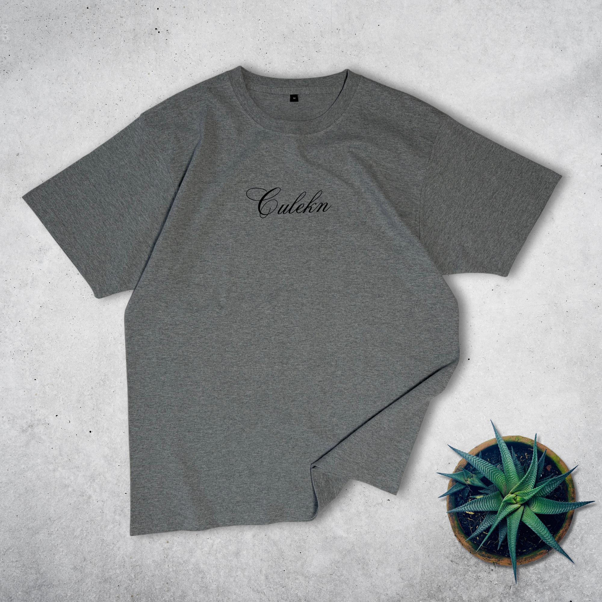 Silver tshirt with culekn